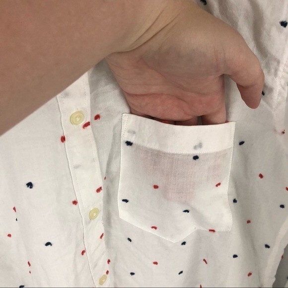 GAP Katya Fitted Boyfriend Shirt NWT Size Small - Picture 9 of 12